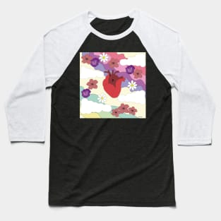 rainbow heart Baseball T-Shirt